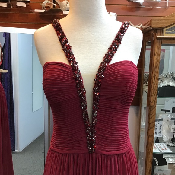Sherri Hill Dresses & Skirts - Sherri Hill 51933 Wine size 12